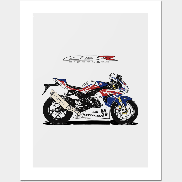 CBR1000RR-R Fireblade SP Wall Art by Hilmay